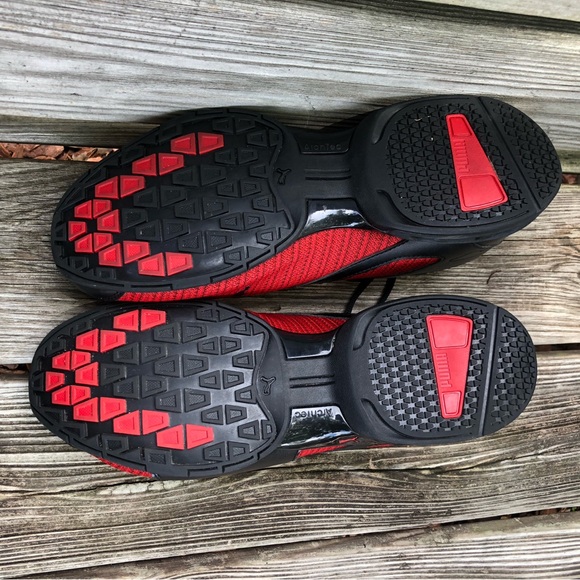 Puma men’s Tazon 6 Ridge sneakers black/red 12 - Picture 3 of 3